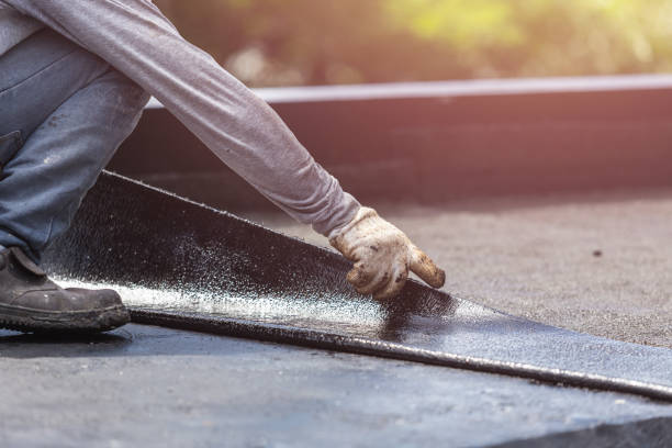 Professional Waterproofing technician working in Montgomeryville, PA